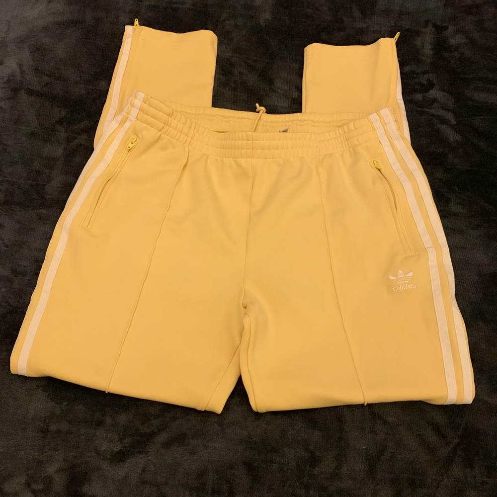Adidas Yellow track pants
